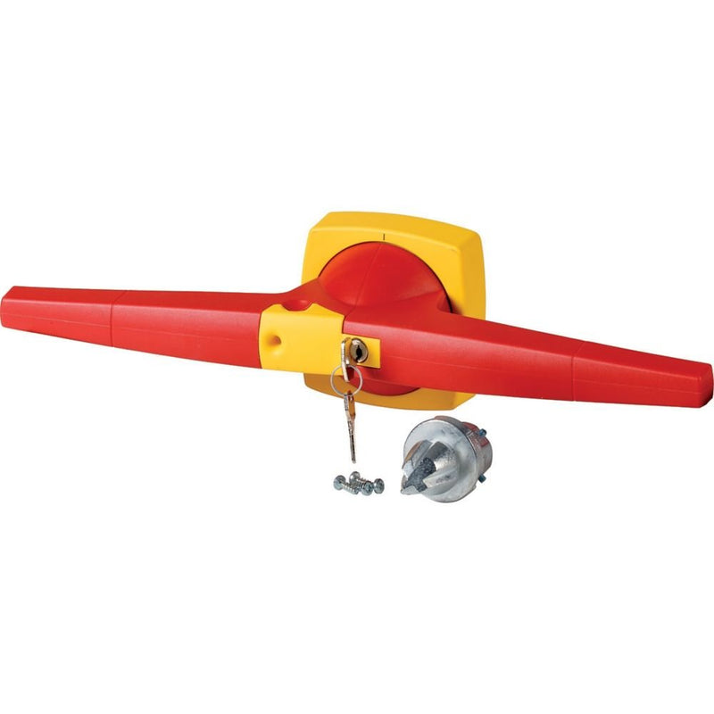 Eaton - Handgriff für Schaltgeräte Knebel 14mm K5 Türeinbau K5DR/C Zylinderschloss r/ge