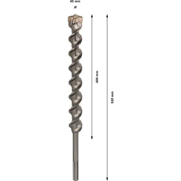 Bosch - Bohrer PRO SDS-max-7 Bohrer, 2608586806 45x400x520 mm