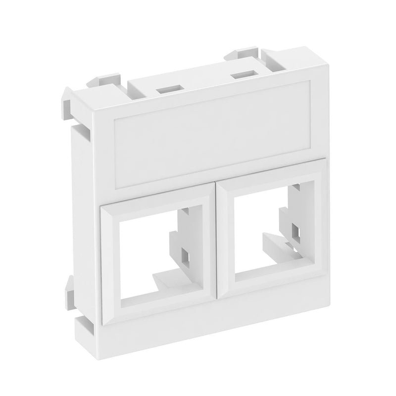 OBO Bettermann - Einsatz/Abdeckung für Kommunikationstechnik Datentechnikträger DTG-02LE RW1 45x45mm rws