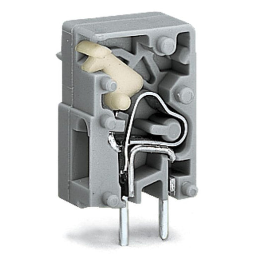 WAGO - Leiterplattenklemme Anreihbare Leiterplattenk. 741-902 Drücker,2,5mm²,gr − 100 Stück