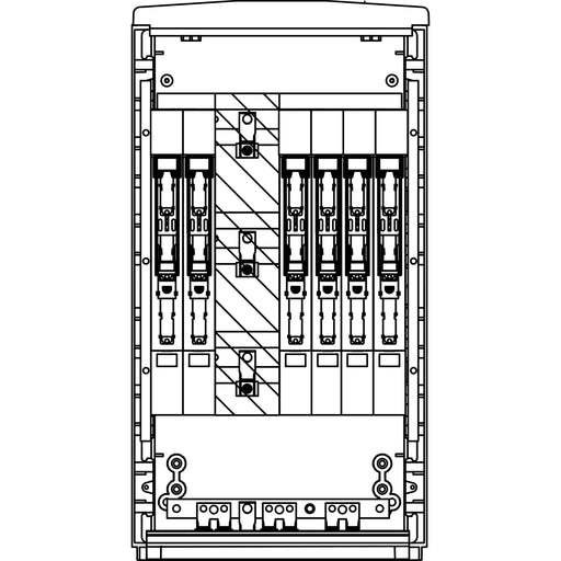 Elsta Mosdorfer - Kabelverteilerschrank LS100C.EV06 mit Sammelschienen