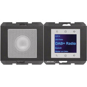 Berker - Elektronik-Gerät für Installationsschalterprogramme Radio mit Lautspr. DAB+ K. 29807006 x anth