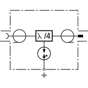 DEHN - Blitzstromableiter für Informations-/MSR-Technik Blitzstromableiter DGA LG 7 16 MFA mit 7/16-Anschluss