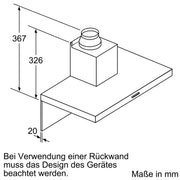 Bosch - Dunstabzugshaube Wandesse DWB66BC50 Serie2