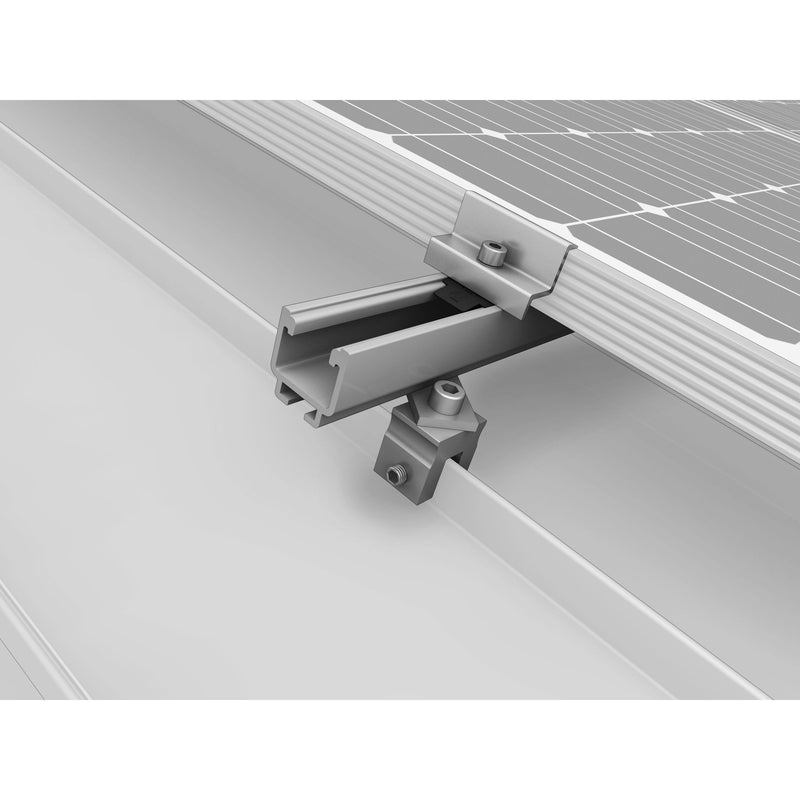 K2 - Photovoltaik-Verbindungs- und Befestigungselement Aluminium Adapterblech 2002544 Für Schraube M10 − 1 Stück