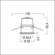 Zumtobel - Bussystem-Sensorüberwachung PIR-Sensor ED-SENS mini CR