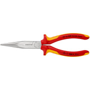 Knipex - Flachzange Flachrundzange 26 16 200 SB mit Schneide, 200mm