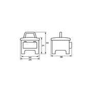 Doepke - CEE-Steckdosen-Kombination (IEC 60309) Protection Box DPB 16 01-100 In16A,Out16A