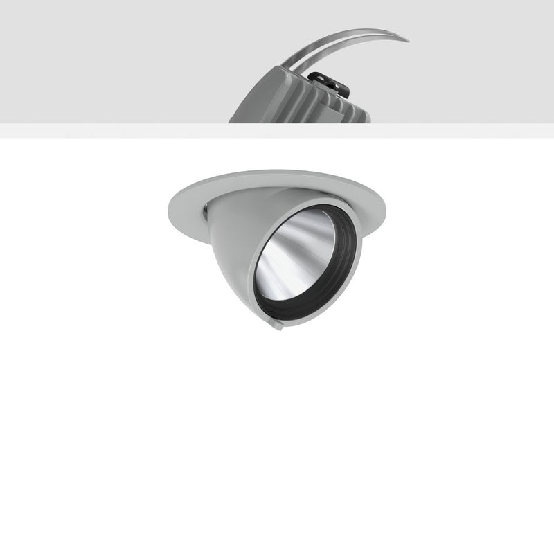 RZB - Downlight/Strahler/Flutlicht LED-Einbaustrahler 911576.004 930, silber