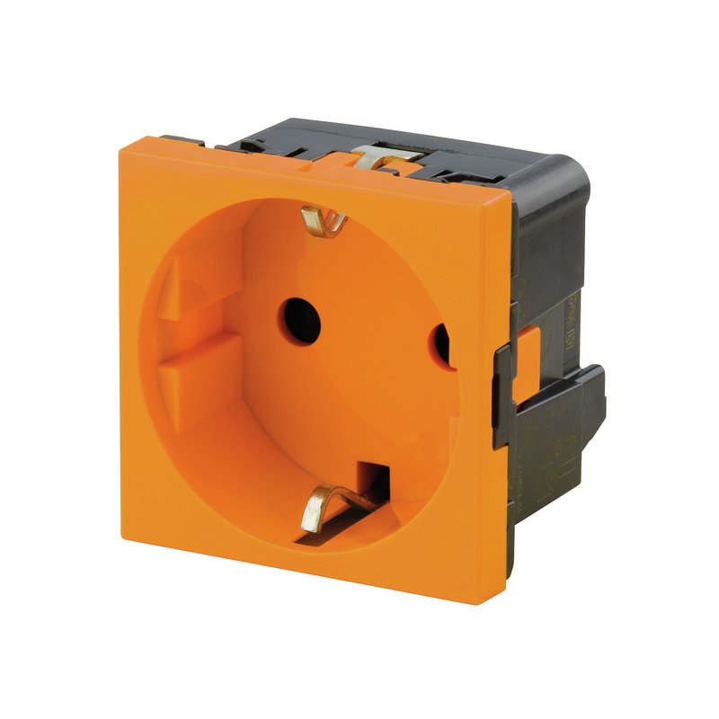 Weidmüller - Modularer Steckverbinder FronCom Steckdose IE-FCI-PWB-DE-OR orange