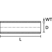 HellermannTyton - Kabelisolierschlauch Silikonschlauch 606-00516(1000) schwarz − 1000 Stück