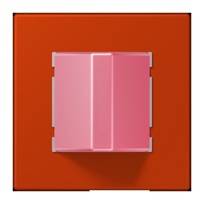 Jung - Behindertenelement für Installationsschalterprogramme Notrufsystem Rufmodul NRS LC 0834 RM 244 rouge vermillon 59
