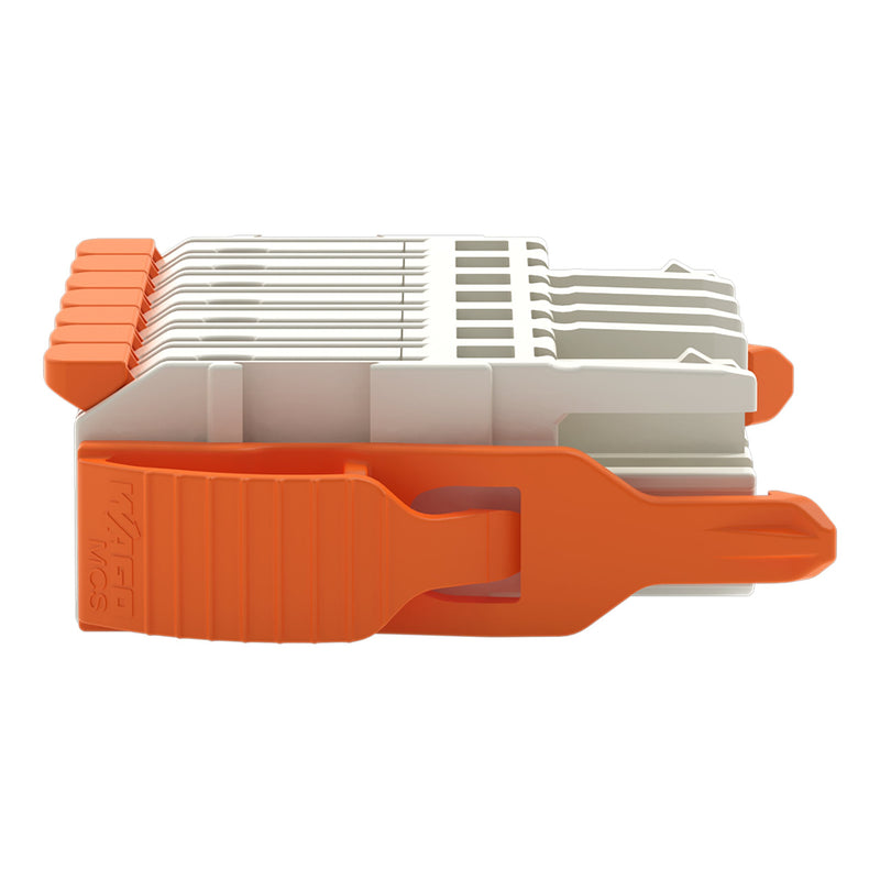 WAGO - Kabelsteckverbinder für Leiterplattensteckverbinder Federleiste 1-Leiter Hebel 2721-1107/037-000 Push-in Cage Clamp − 50 Stück