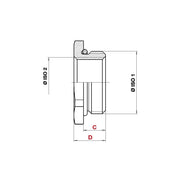 Plica - Erweiterungs-/Reduzierring Reduktion 916102633 M32/M16 − 20 Stück