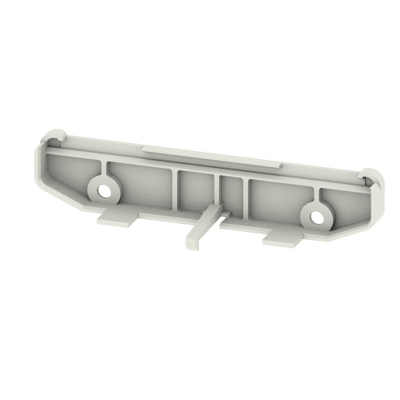 Weidmüller - Abschluss- und Zwischenplatte für Reihenklemme Abschlussplatte AP 100 GR 104.8x27.2mm grau − 20 Stück