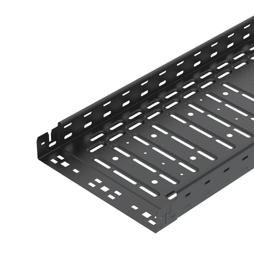 OBO Bettermann - Kabelrinne RKSM Magic RKSM 630 FSK SW mit Schnellverbindun − 3 Meter