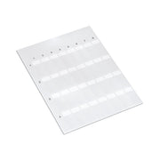 WAGO - Kennzeichnungsmaterial Etiketten 211-150 9x17mm 70Bögen sw − 20 Stück