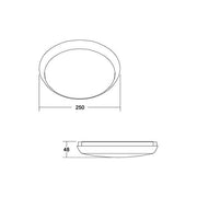 Brumberg Leuchten - Decken-/Wandleuchte LED-Wand-u.Deckenleuchte 10028183 CCT