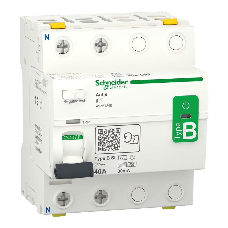 Schneider Electric - Fehlerstrom-Schutzschalter FI-Schalter A9Z61240 2P 40A 30mA