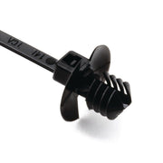 HellermannTyton - Kabelbinder T18RDP5 PA66 BK 500 100x2,5, schwarz − 500 Stück