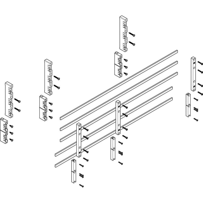 ABN - Verteilerfeld für Installationsverteiler Sammelschienen-Modul MFSC33615 flach 3FB/3RE