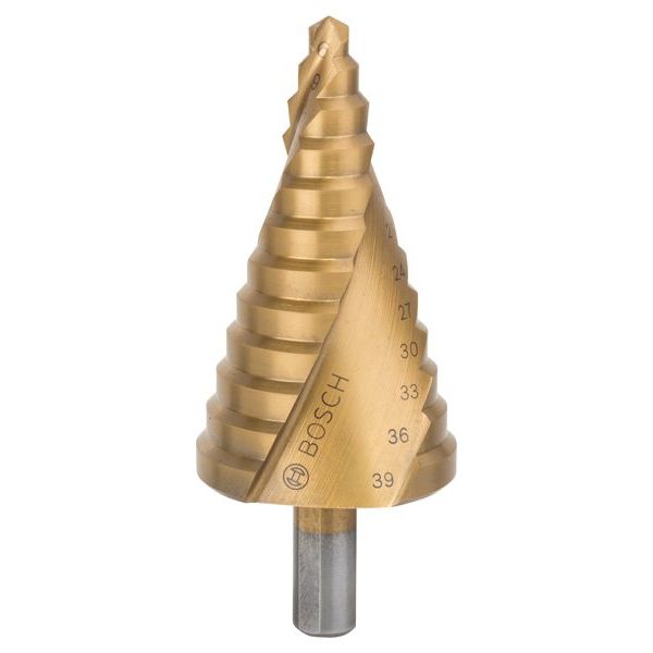 Bosch - Stufenbohrer HSS-TiN, 6 - 2608587431 39 mm 10 mm 93,5 mm