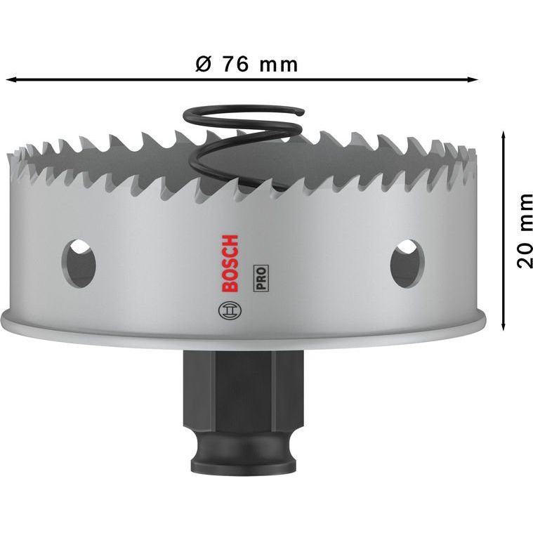 Bosch - Lochsäge PRO Sheet Metal PC Plus 2608594465 Lochsäge, 76 mm