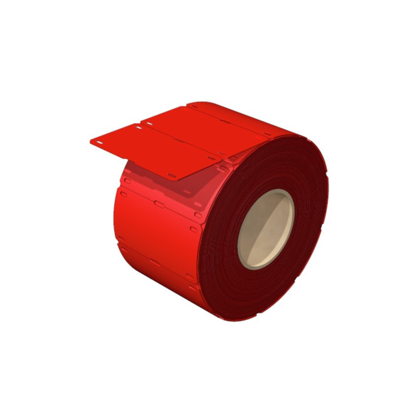 Weidmüller - Kabelmarkierungssystem Leitermarkierer, Etikett SFX 30/60 MM RT 30x60mm rot − 300 Stück