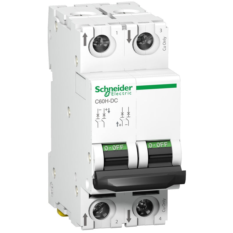 Schneider Electric - Leitungsschutzschalter LS-Schalter A9N61538 2P 50A C C60H-DC
