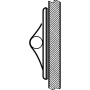 HellermannTyton - Befestigungsschelle für Kabel/Rohre Klebesockel SAC4-ST-WH-C1 − 100 Stück