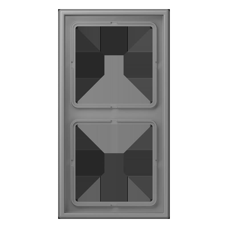Jung - Abdeckrahmen Rahmen 2-fach LC 982 203 gris 31