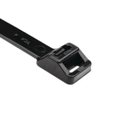 HellermannTyton - Kabelbinder Wiederöffnungsbinder RT250M-W-BK-Q1 − 25 Stück