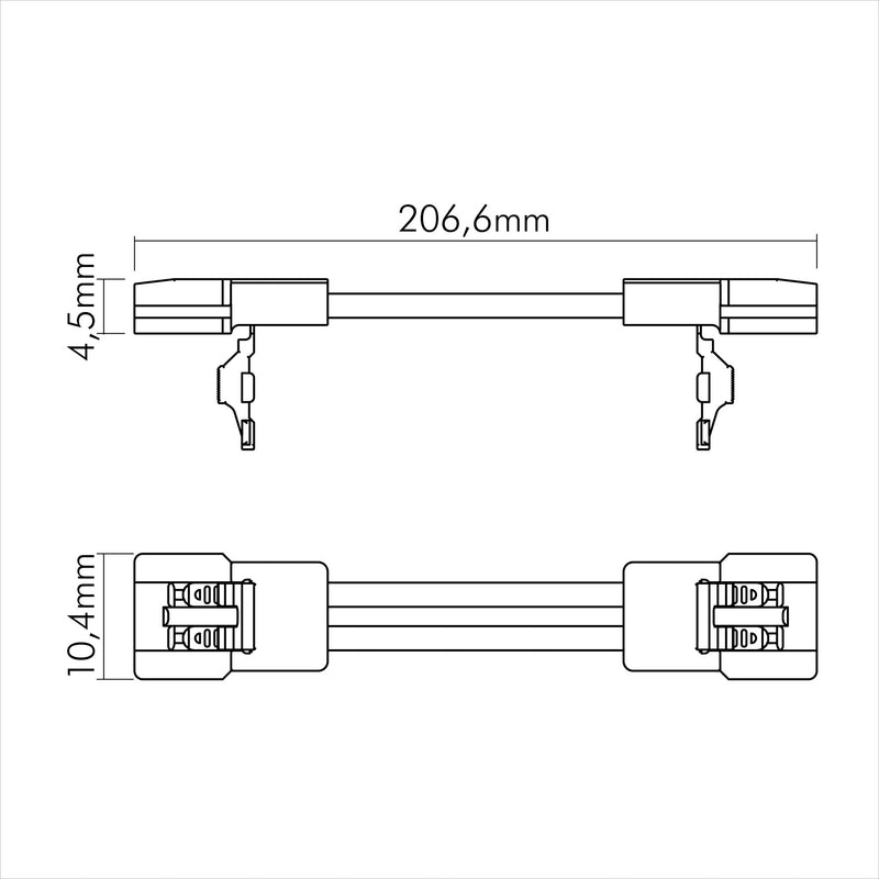 Nobile - Zubehör/Ersatzteile für Lichtschlauch/-band Verbinder flexibel 5er Set 5011510075 − 1 Stück