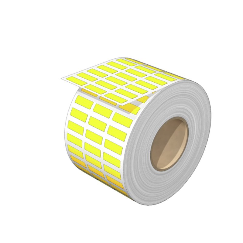 Weidmüller - Kennzeichnungsmaterial Gerätemarkierer, Etikett ESG 6/17MMGE VPE1000 6x17mm gelb − 1000 Stück