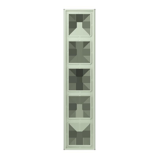 Jung - Abdeckrahmen Rahmen 5-fach LC 985 218 vert anglais pale