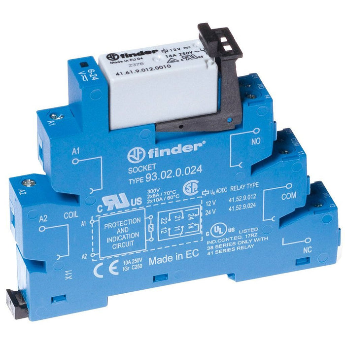 Finder - Schaltrelais Koppelrelais 38.01.7.024.0050  − 10 Stück
