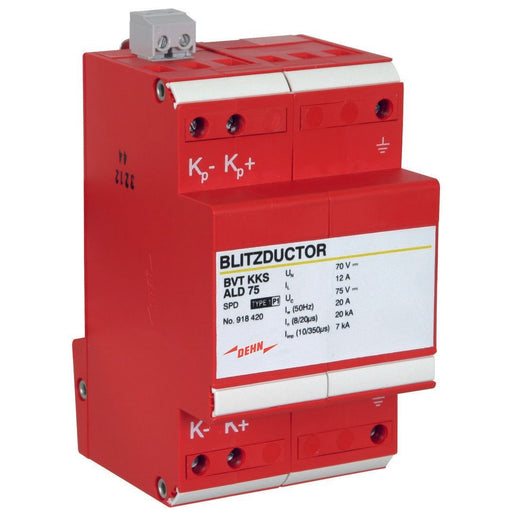 DEHN - Kombi-Ableiter für Informations-/MSR-Technik Kombi-Ableiter BVT KKS ALD 75 Blitzductor VT
