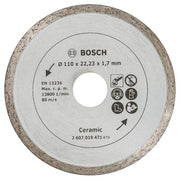 Bosch - Trenn-/Schleifscheibe Diamanttrennscheibe für 2607019471 Fliesen Durchmesser:
