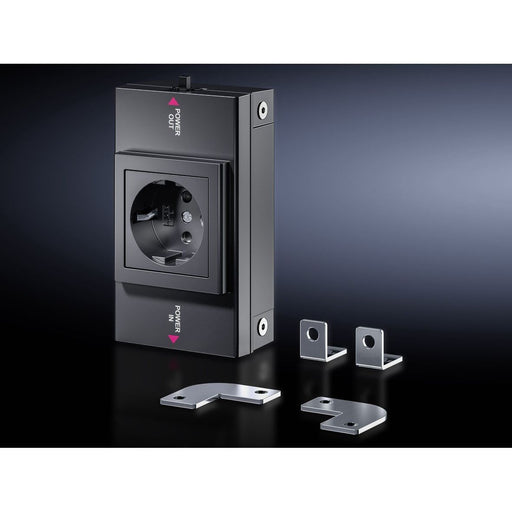 Rittal - Mehrfachsteckdose Steckdosenbox SZ 2500.710 für Systemleuchte