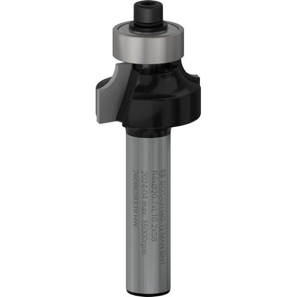 Bosch - Fräser PRO Abrundfräser, 2608628339 R 4, Schaft 8 mm