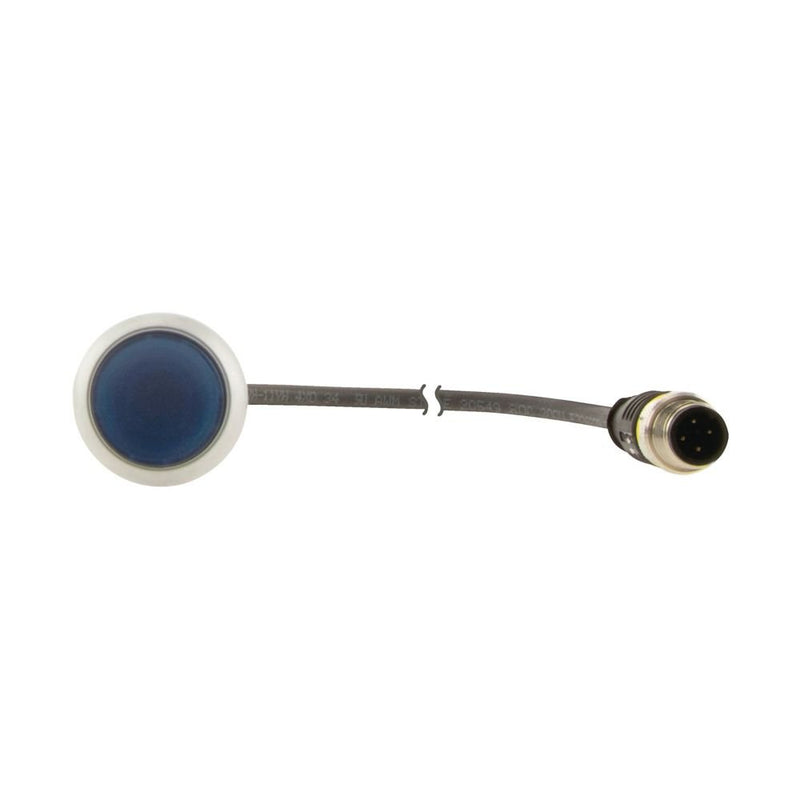 Eaton - Drucktaster, Komplettgerät Leuchtdrucktaste flach 1S C22-DL-B-K10-24-P3 4polig 24V 0.5m