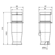 Bals Elektrotech - Drehfeldrichtungsanzeiger 2224 63A 4p 500V 7h IP44