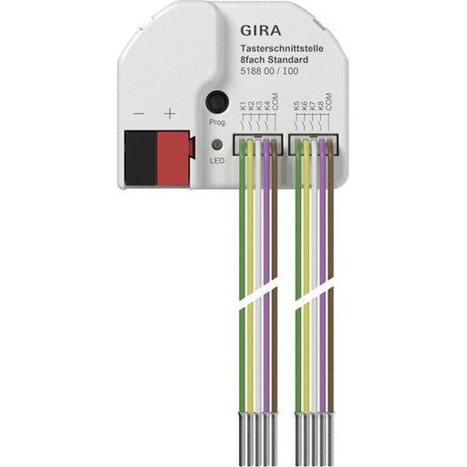 Gira - Bussystem-Binäreingang Tasterschnittst. 8f 518800 KNX Secure