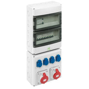 Spelsberg - CEE-Steckdosen-Kombination (IEC 60309) Steckdosenkombination STK 2824-K3232 grau, IP44, belüftet