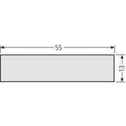 Renz Metallwaren - Klingeldrücker Lichttaster 97-9-85111 br LIRA 75x22 braun