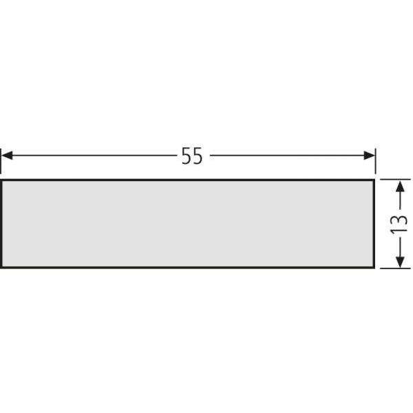 Renz Metallwaren - Klingeldrücker Lichttaster 97-9-85111 br LIRA 75x22 braun
