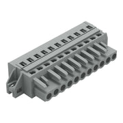 WAGO - Kabelsteckverbinder für Leiterplattensteckverbinder 1-Leiter-Federleiste 231-111/027-000 CAGECLAMP,2,5 mm²,gr − 25 Stück