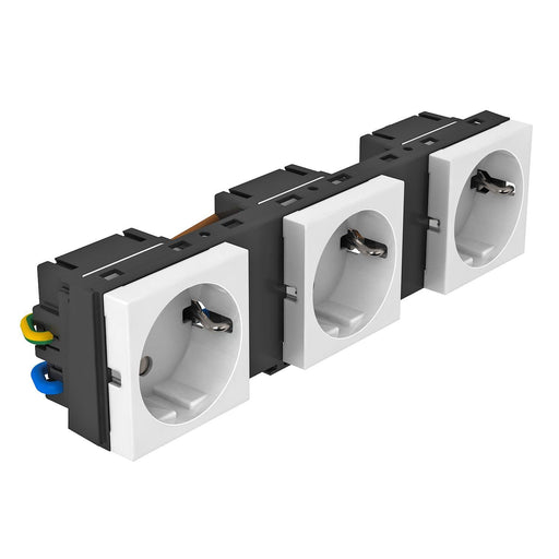 OBO Bettermann - Gerätebecher/Geräteträger für Unterflursystem Modulträger MT45V 3 3WS V 3x1fach