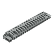 WAGO - Leiterplattensteckverbinder THT-Federleiste abgewink. 232-247/047-000 Rastermaß 5mm,grau − 10 Stück