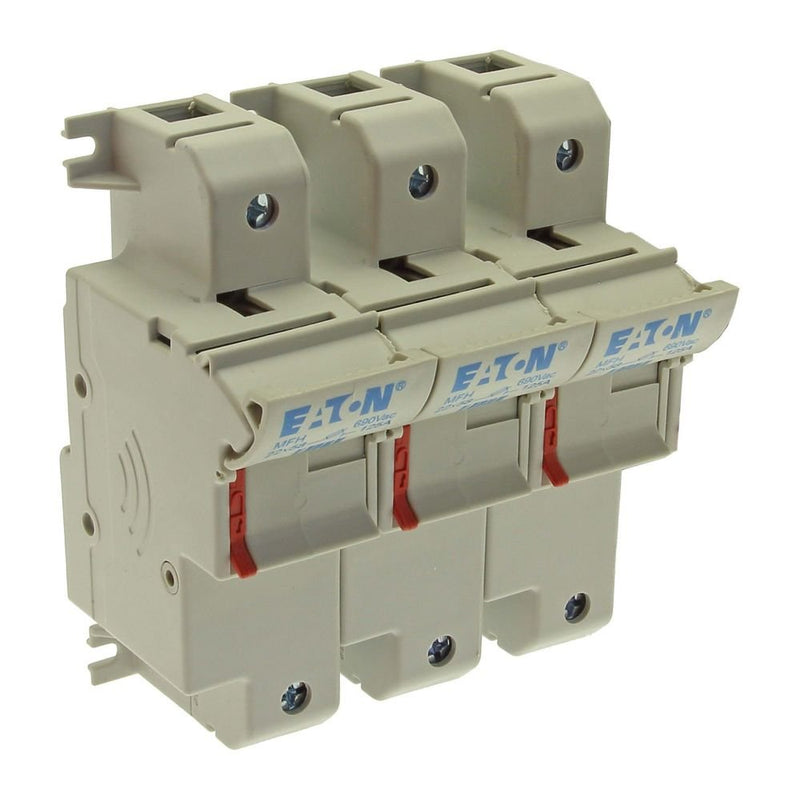 Eaton - Halter für zylindrische Sicherung Sicherungshalter Niedersp. 3 POLE 22X58 MFH 125A AC 690V 3polig − 2 Stück